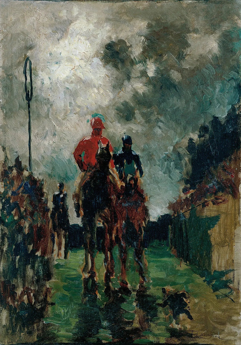 Los Jinetes - Henri de Toulouse-Lautrec