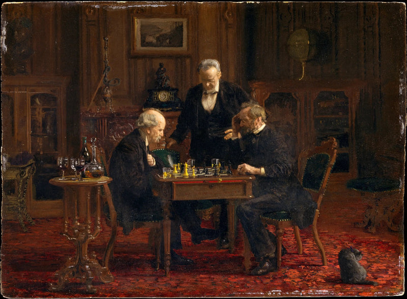 Los jugadores de ajedrez - Thomas Eakins