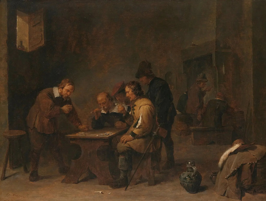 Los jugadores - David Teniers el Joven