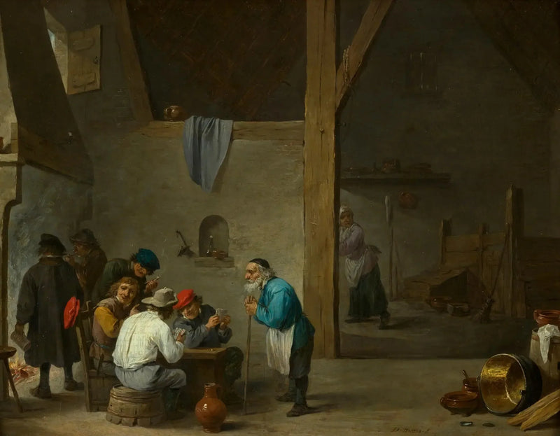 Los jugadores de cartas - David Teniers el Joven
