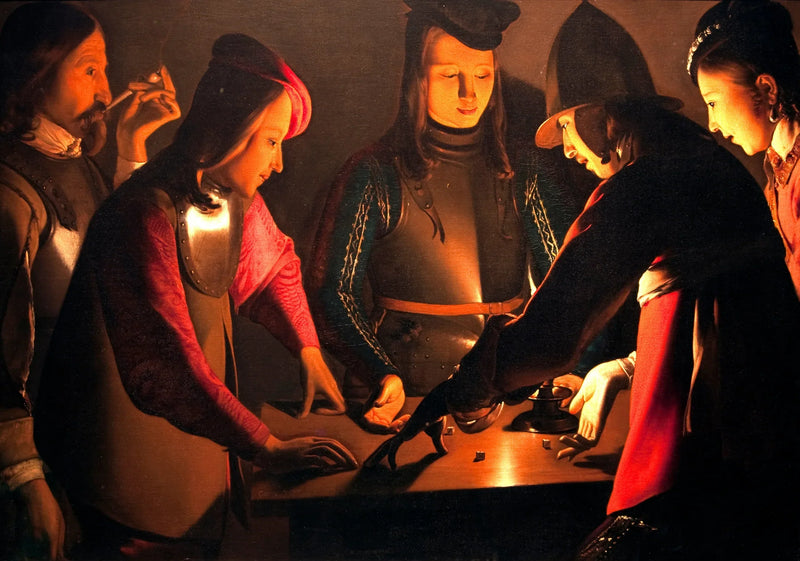 Los jugadores de dados - Georges de La Tour