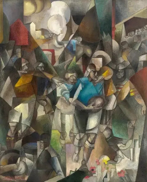 Los jugadores de fútbol - Albert Gleizes