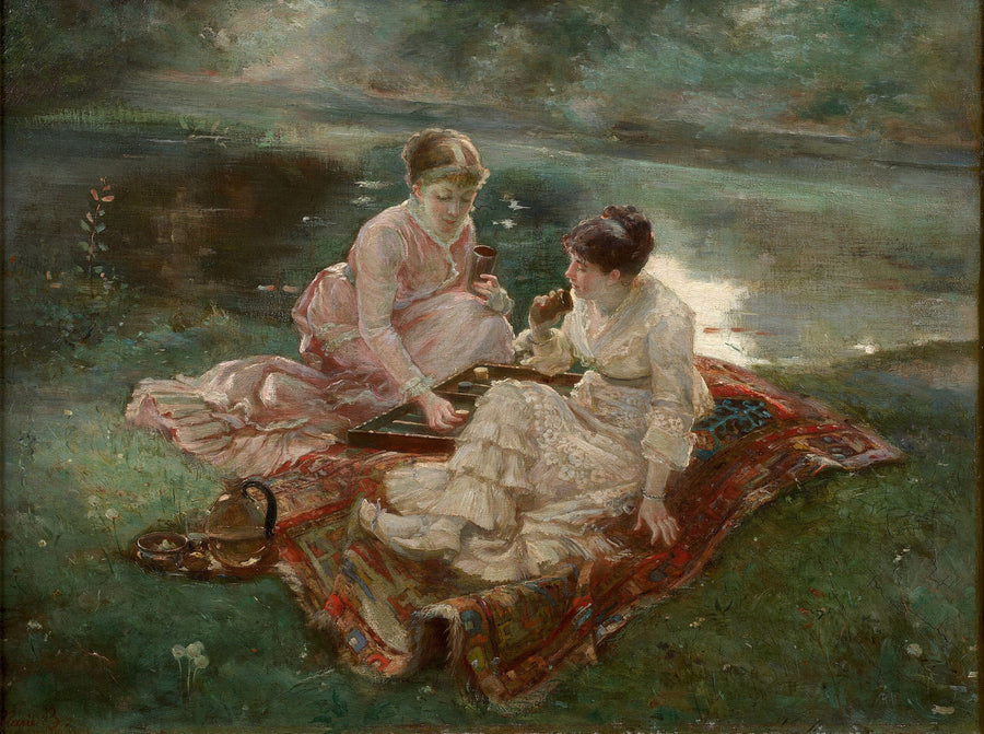 Las Jugadoras de Jacquet - Marie Bracquemond