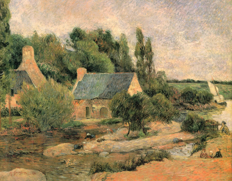 Las Lavanderas en Pont-Aven - Paul Gauguin