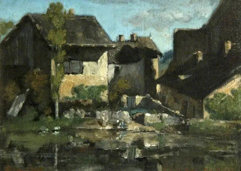 Las Lavanderas - Gustave Courbet