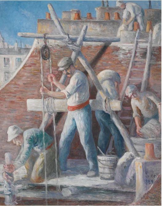 Los Albañiles - Maximilien Luce