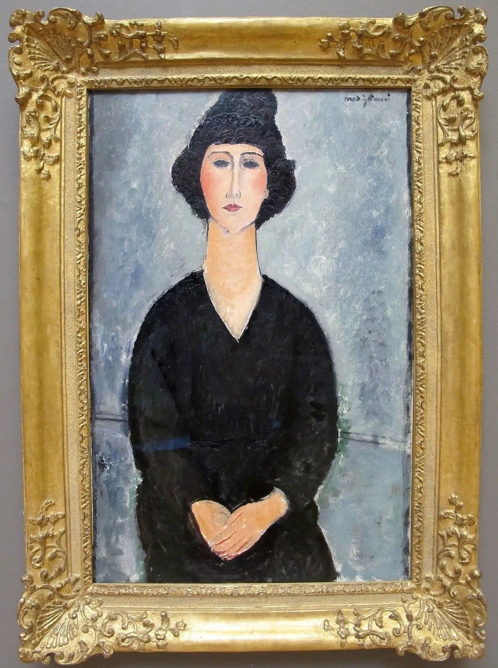 Les Mains croisées - Amedeo Modigliani image 1 reproduction d’œuvre d’art à l’huile