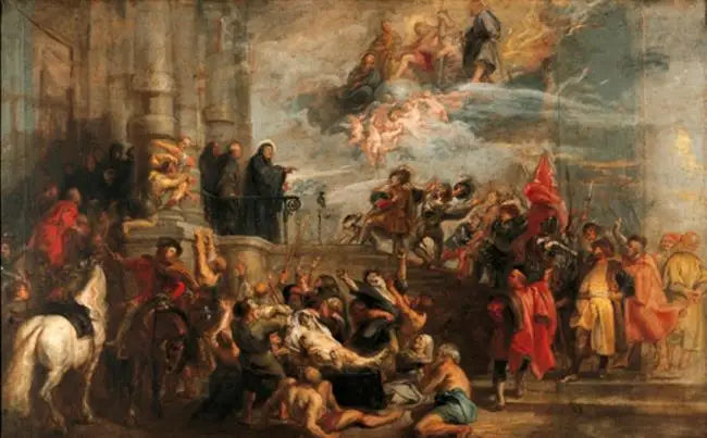 Los milagros de san Benpît - Peter Paul Rubens