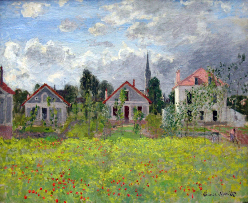 Las casas de Argenteuil - Claude Monet