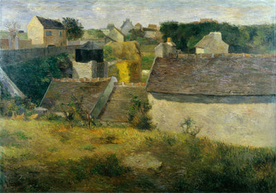Reproduction du tableau « Les Maisons de Vaugirard - Paul Gauguin » par Alpha Reproduction en peinture à l’huile
