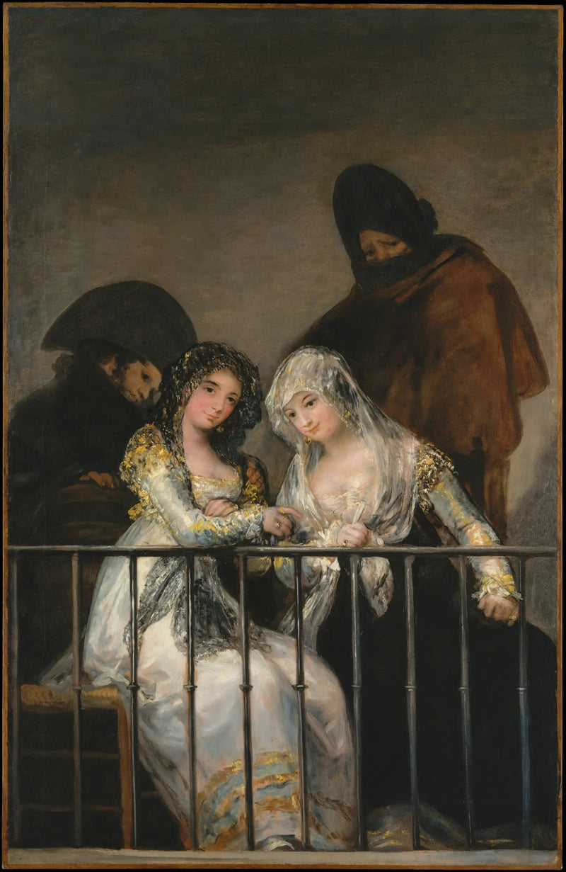 Las Majas en el balcón - Francisco de Goya