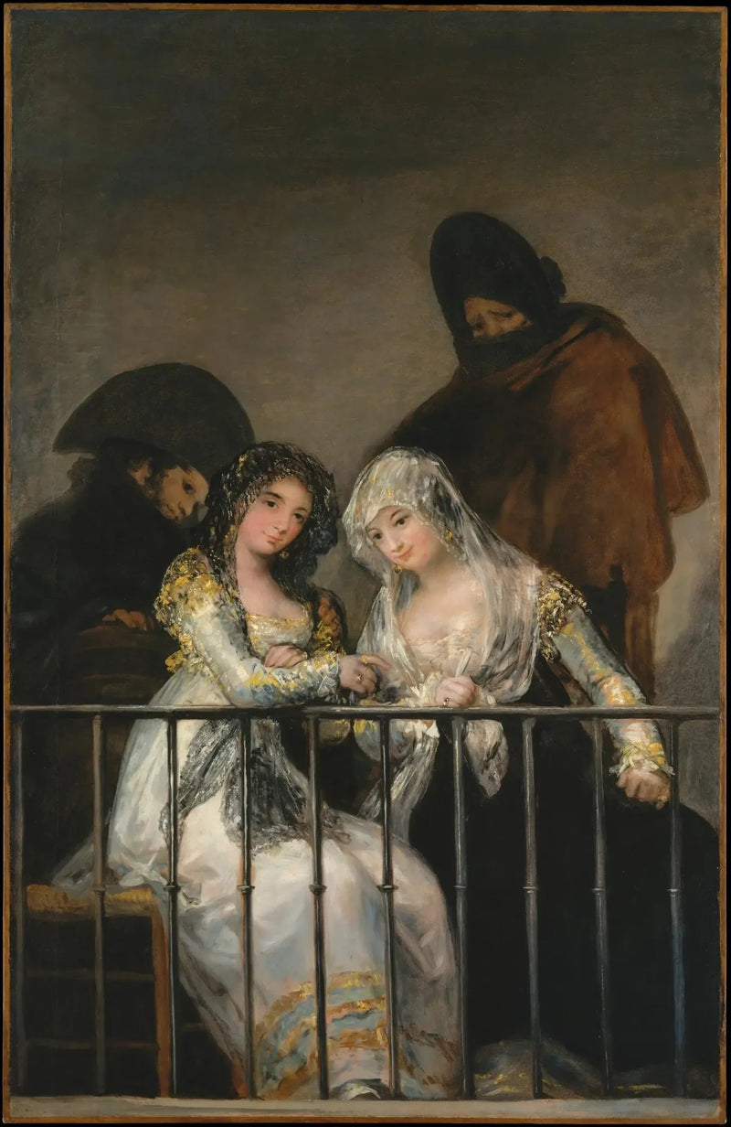 Las Majas en el balcón - Francisco de Goya