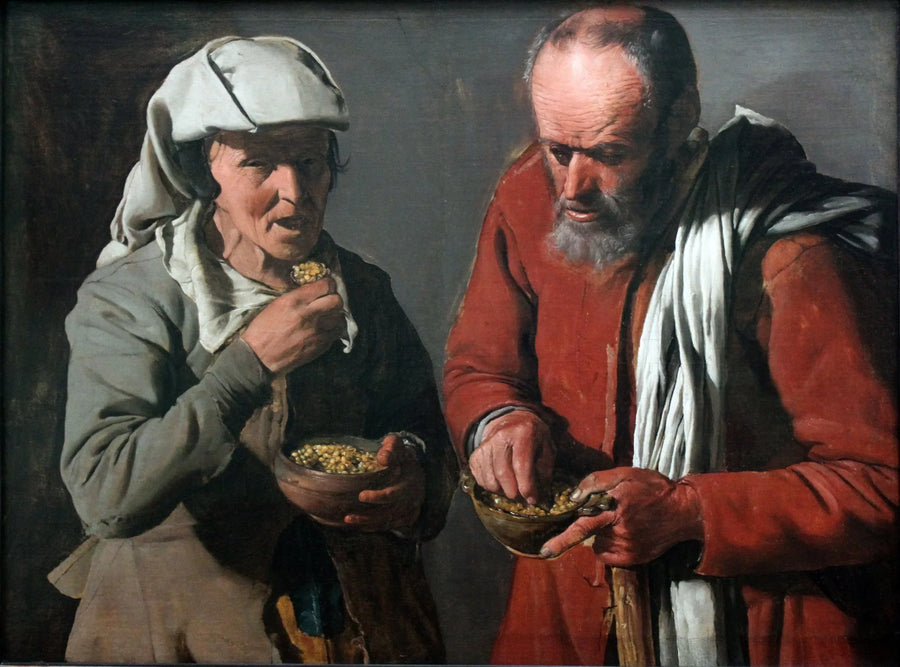 Los comedores de guisantes - Georges de La Tour