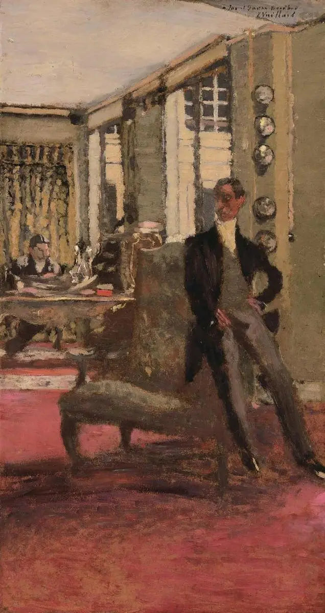 Les marchands d'art - Édouard Vuillard image 1 reproduction d’œuvre d’art à l’huile