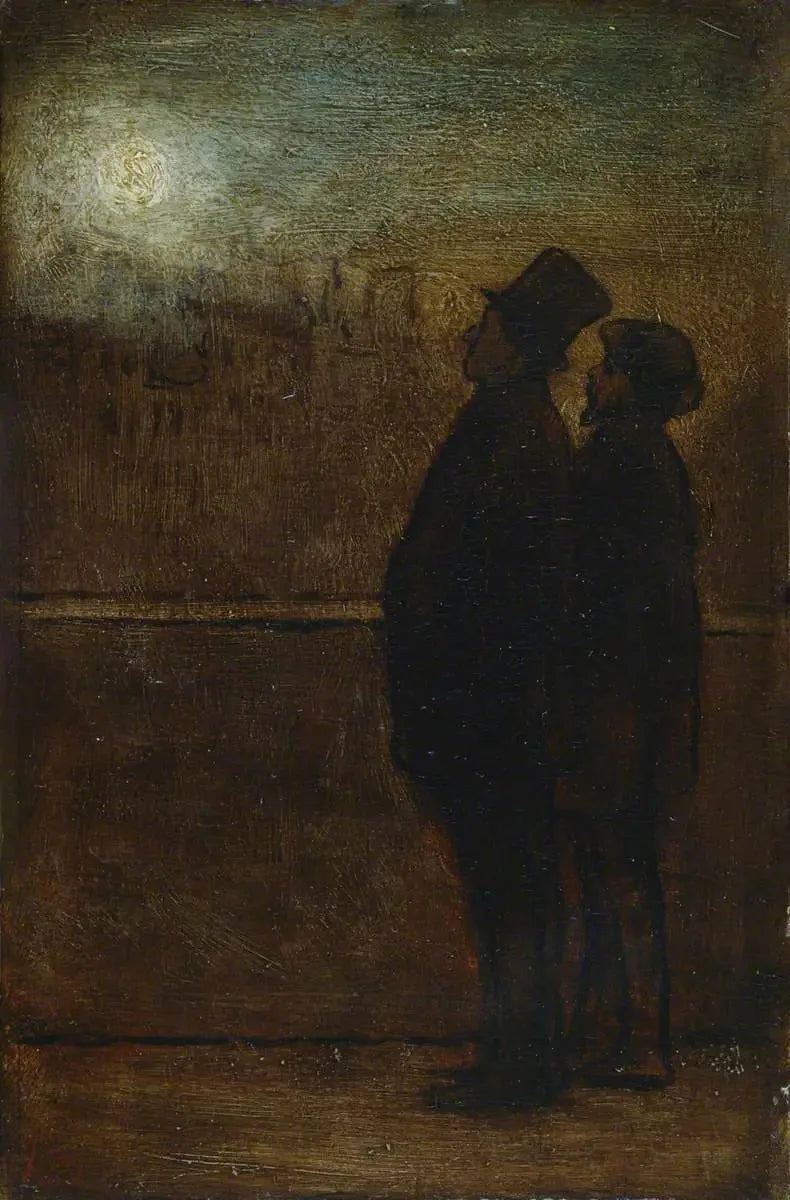 Los caminantes de la noche - Honoré Daumier