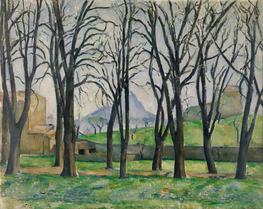 Los Castaños del Jas de Bouffan en invierno - Paul Cézanne
