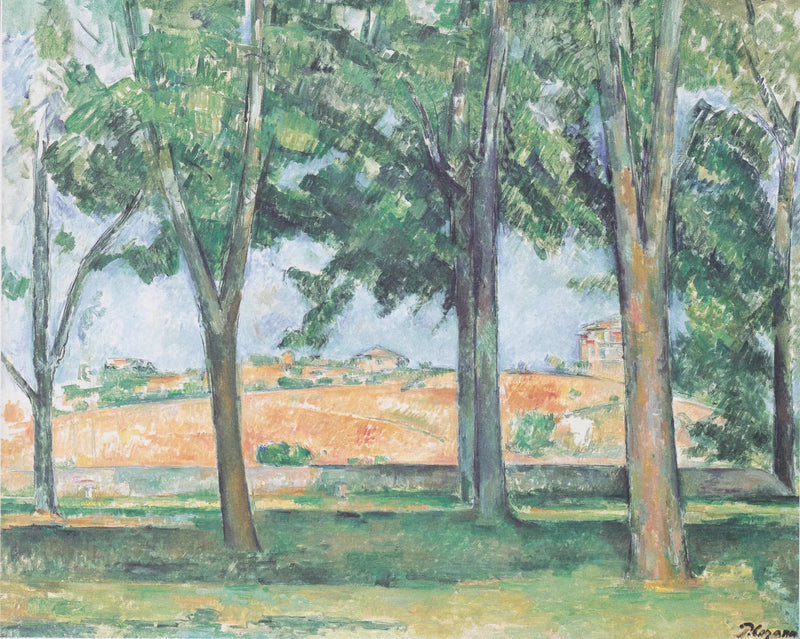 Los Castaños del Jas de Bouffan - Paul Cézanne