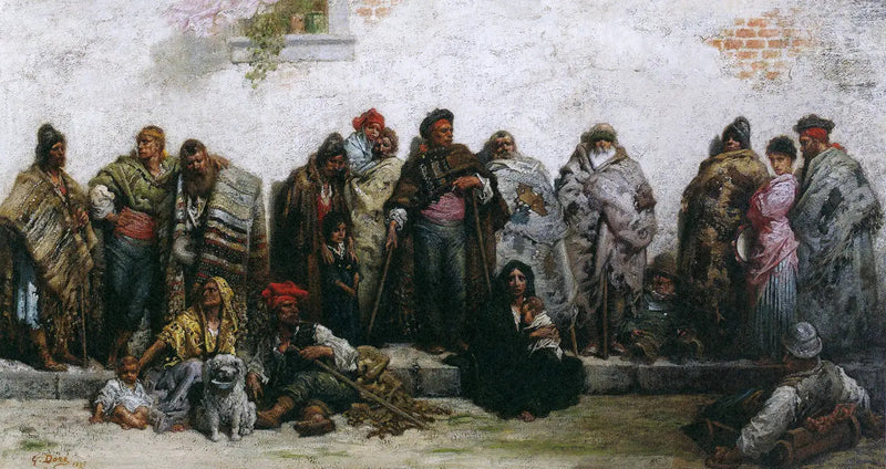 Los mendigos de Burgos - Gustave Doré