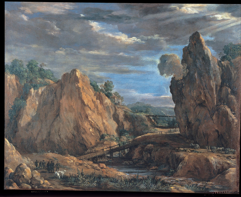 Las minas de fósforos de Tolfa - Pietro da Cortona