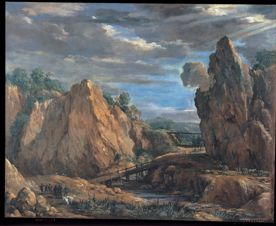 Las minas de fósforos de Tolfa - Pietro da Cortona