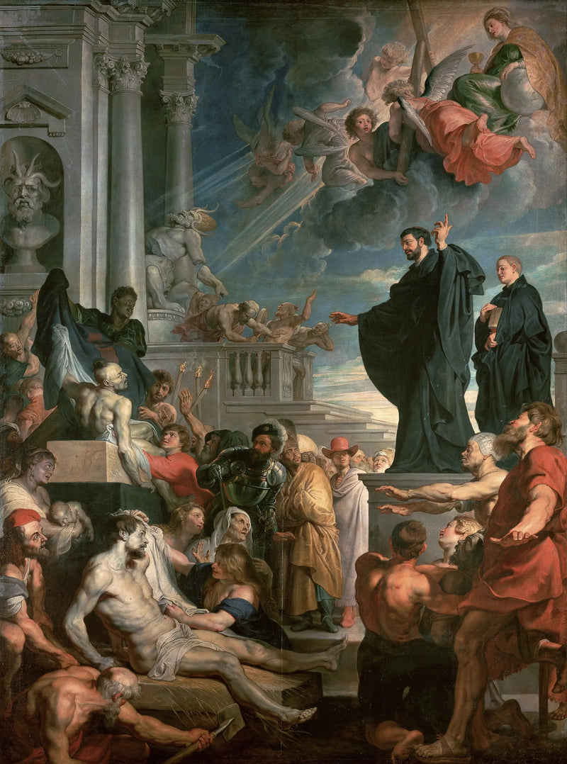 Los milagros de san Francisco Javier - Peter Paul Rubens