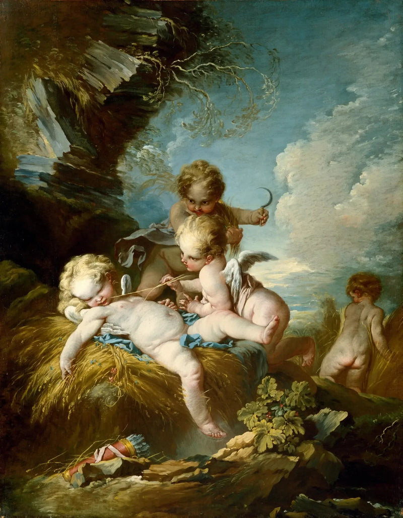 Los segadores de querubines - François Boucher