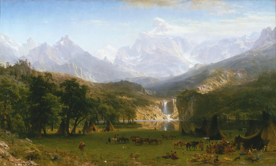 Las montañas Rocosas - Albert Bierstadt