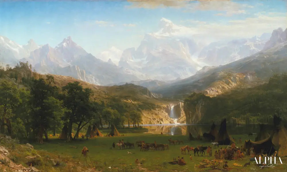 Les Montagnes Rocheuses, Lander's Peak - Albert Bierstadt - Reproductions de tableaux et peintures haut de gamme