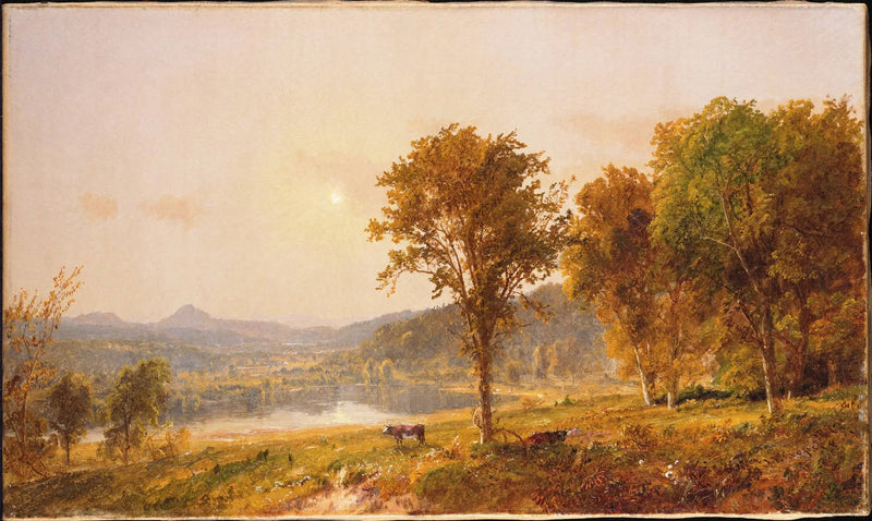 Las montañas Brimstone y Sugar Loaf desde Warwick - Jasper Francis Cropsey