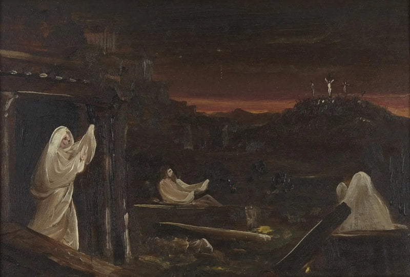 Los muertos resucitan de las tumbas - Thomas Cole