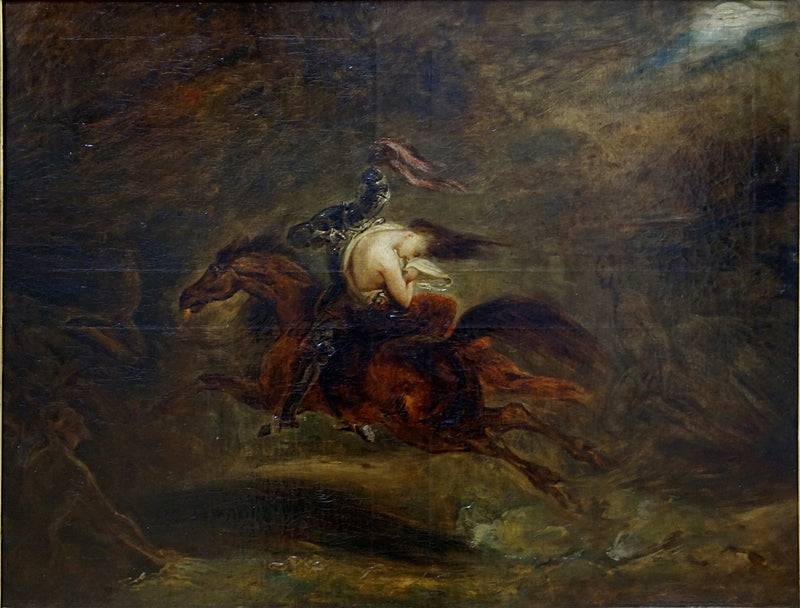 Los muertos van rápido (según una balada de Bürger) - Ary Scheffer