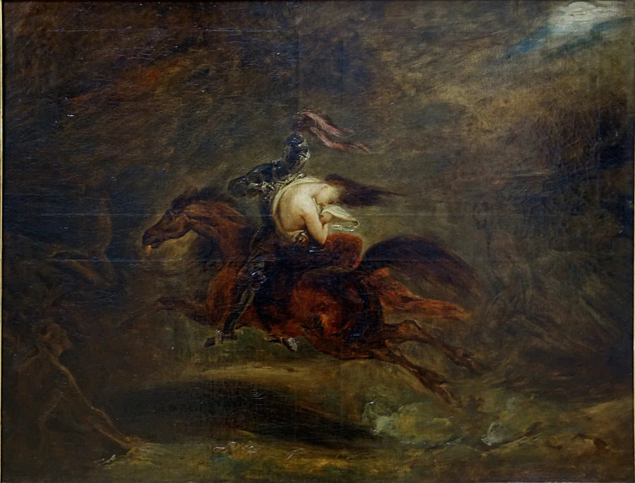Los muertos van rápido (según una balada de Bürger) - Ary Scheffer