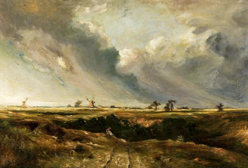 Los molinos en el paisaje. - John Constable