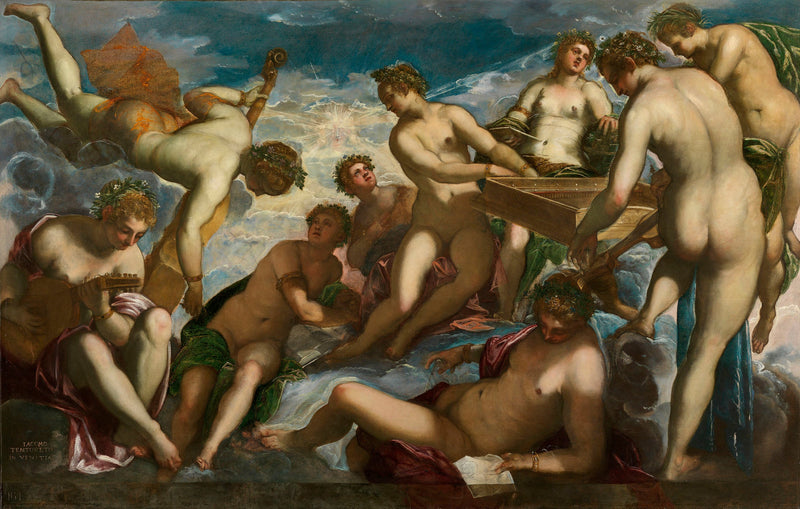 Las Musas - Jacopo Tintoretto