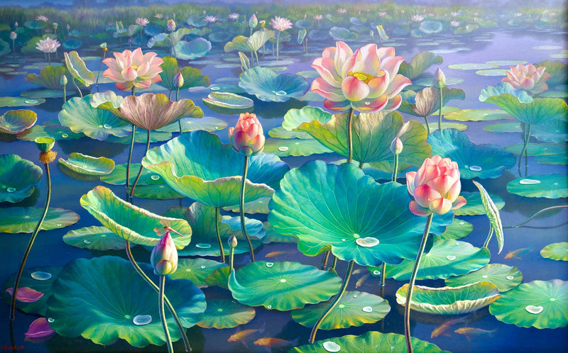 Los nenúfares II | 160 x 100 cm