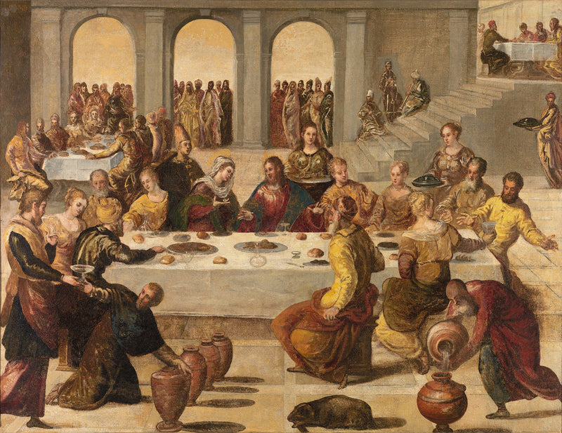 Las Bodas de Caná - Jacopo Tintoretto