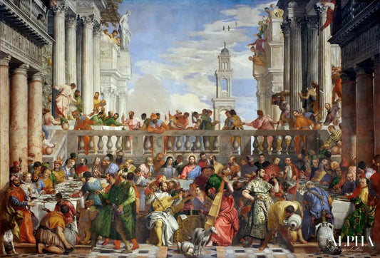 Les Noces de Cana - Paul Véronèse - Reproductions de tableaux et peintures haut de gamme