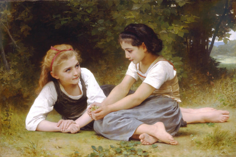 Las Avellanas - Bouguereau