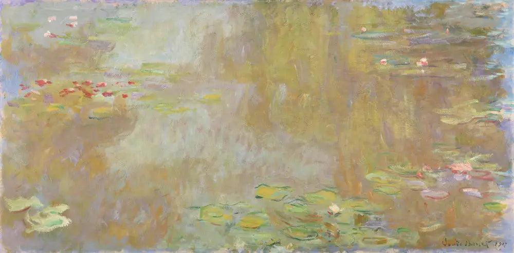 Les Nymphéas à Giverny - Claude Monet image 1 copie peinte à la main à l’huile