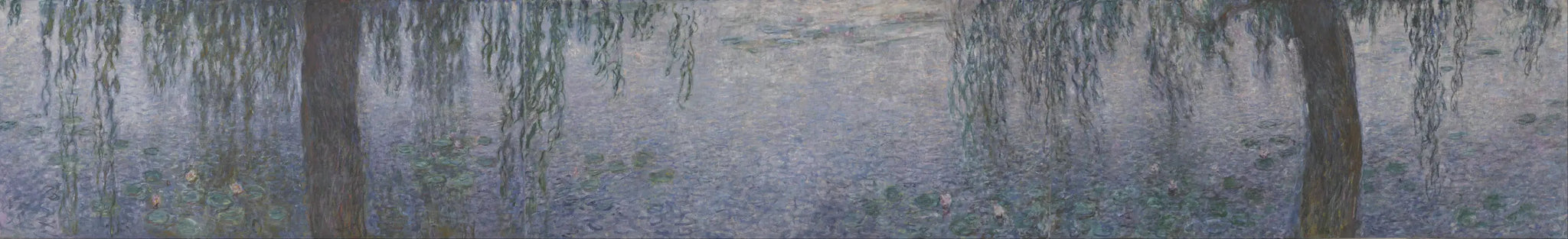Les Nymphéas - Matin Clair avec Saules - Claude Monet image 1 reproduction d’œuvre d’art à l’huile