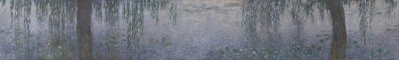 Los Nenúfares - Mañana Clara con Sauces - Claude Monet