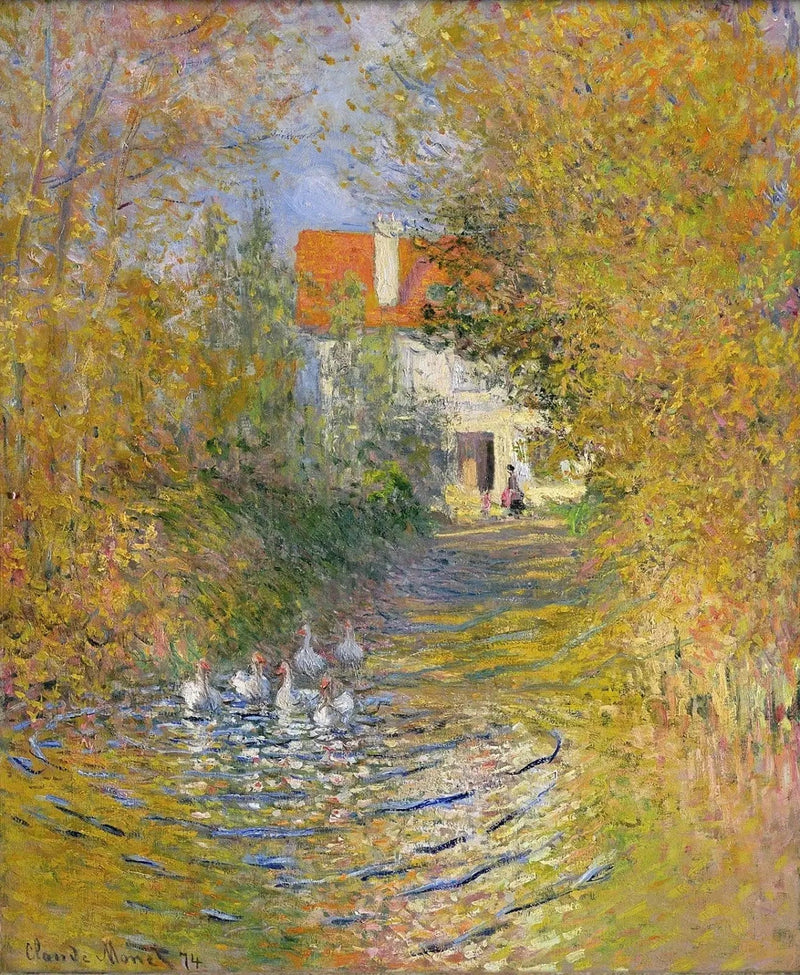 Las ocas - Claude Monet