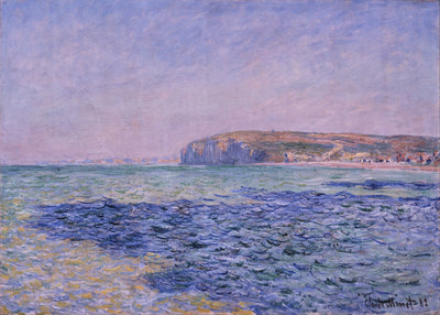 Reproduction du tableau « Les ombres sur la mer, les falaises de Pourville - Claude Monet » par Alpha Reproduction en peinture à l’huile