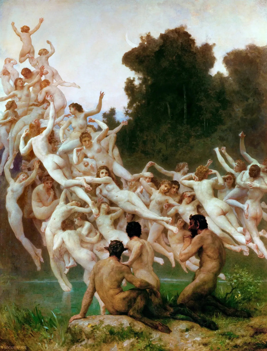 Las Oréadas - Bouguereau