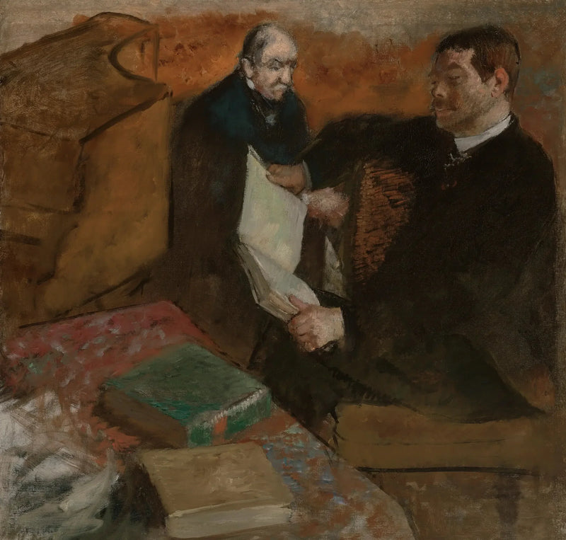 Los paganos y el padre de Degas - Edgar Degas