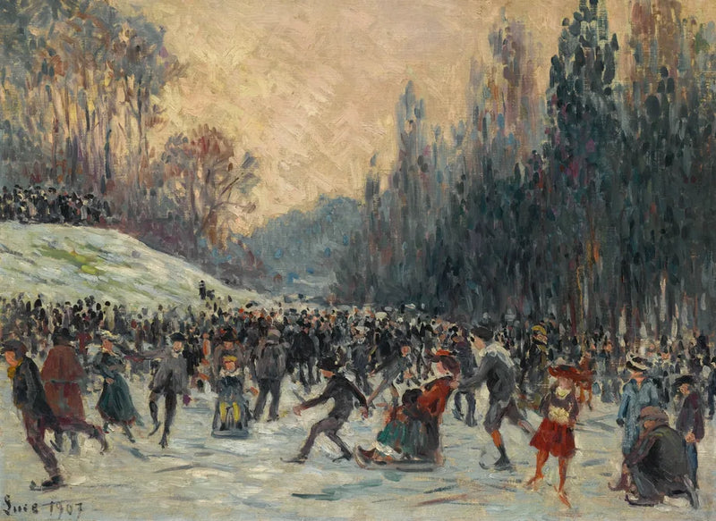 Los Patinadores - Maximilien Luce