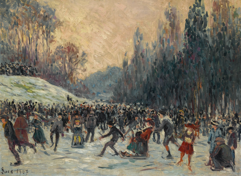 Los Patinadores - Maximilien Luce