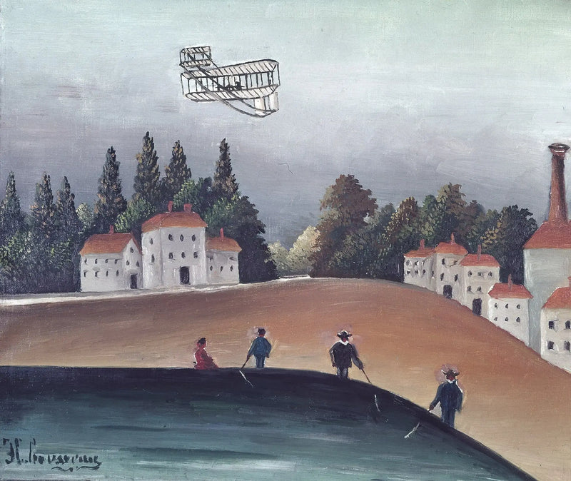 Los pescadores con línea - Henri Rousseau