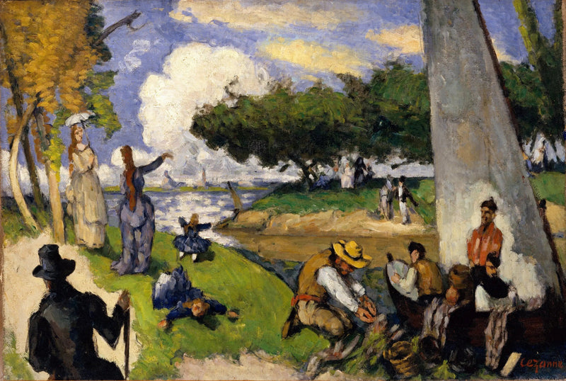 Los Pescadores – Día de julio - Paul Cézanne