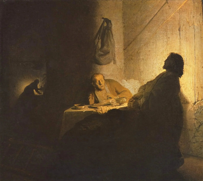 Los peregrinos de Emaús - Rembrandt